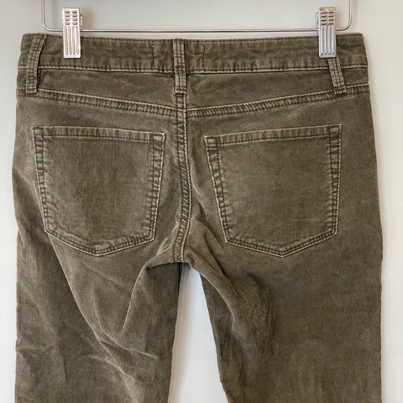 Roxy Womens Juniors Size 0 Corduroy Pants Low Rise Skinny Leg Zip Fly Pockets - Picture 5 of 11